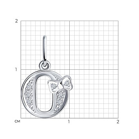 Подвеска SOKOLOV - Серебро 925, Фианит (арт. 94030478)