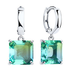 Серьги SOKOLOV - Серебро 925, Синтетический ситалл (арт. 92022846)