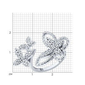 Кольцо SOKOLOV - Серебро 925, Фианит (арт. 94014966)