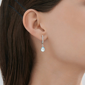 Серьги SOKOLOV - Серебро 925, Топаз (арт. 92023150)