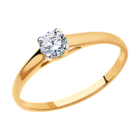 Кольцо SOKOLOV - Серебро 925, Фианит (арт. 93011084)