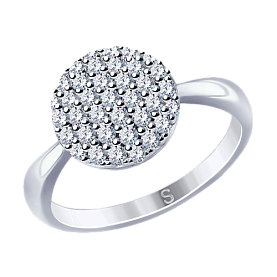 Кольцо Diamant - Серебро 925, Фианит (арт. 94-110-01214-1)