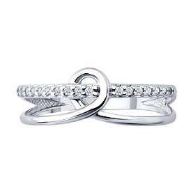 Кольцо SOKOLOV - Серебро 925, Фианит (арт. 94014836)