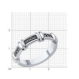 Кольцо Diamant - Серебро 925, Фианит (арт. 94-110-01547-1)