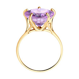 Кольцо SOKOLOV - Золото 585, Аметист (арт. 716490)