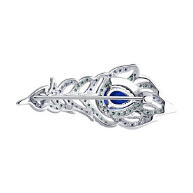Брошь SOKOLOV - Серебро 925, Фианит (арт. 94040276)