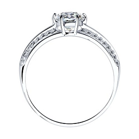 Кольцо SOKOLOV - Серебро 925, Фианит (арт. 94012345)