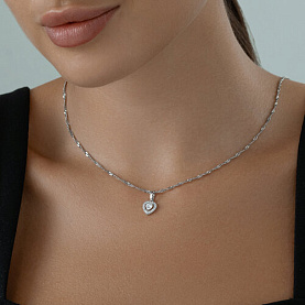 Подвеска SOKOLOV - Серебро 925, Фианит (арт. 94032826)