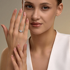 Кольцо Diamant - Серебро 925, Фианит (арт. 94-110-00023-1)