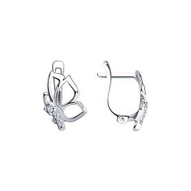 Серьги Diamant - Серебро 925, Фианит (арт. 94-120-01129-1)