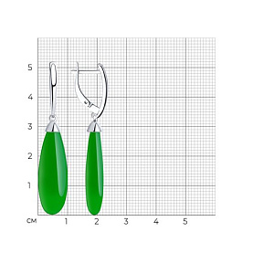 Серьги SOKOLOV - Серебро 925, Кварц (арт. 83020109)