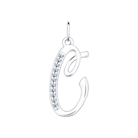 Подвеска SOKOLOV - Серебро 925, Фианит (арт. 94031376)
