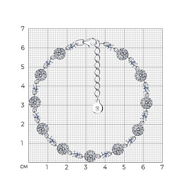 Браслет SOKOLOV - Серебро 925, Фианит (арт. 94051026)