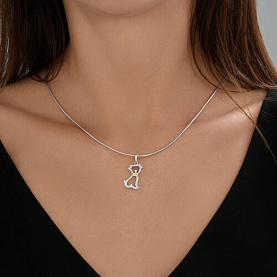 Подвеска Diamant - Серебро 925, Фианит (арт. 94-130-02269-1)