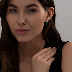 Серьги SOKOLOV - Серебро 925, Кристалл (арт. 94024046)