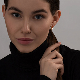 Серьги SOKOLOV - Серебро 925, Фианит (арт. 93020906)