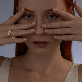 Кольцо SOKOLOV - Серебро 925, Фианит (арт. 93010657)