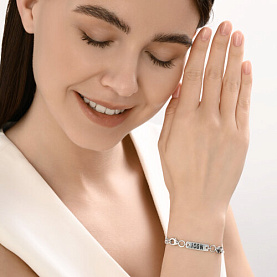 Браслет SOKOLOV - Серебро 925, Эмаль (арт. 94051525)