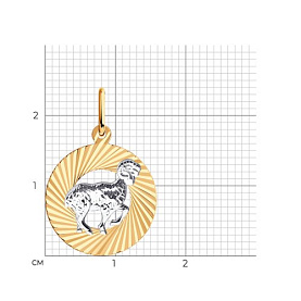 Подвеска SOKOLOV - Золото 375 (арт. 031365-4)