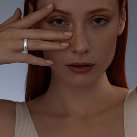 Кольцо SOKOLOV - Серебро 925, Фианит (арт. 95010188)