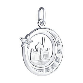 Подвеска SOKOLOV - Серебро 925, Фианит (арт. 94030686)