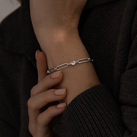 Браслет SOKOLOV - Серебро 925, Фианит (арт. 94050968)