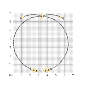 Браслет SOKOLOV - Серебро 925, Жемчуг имитация (арт. 93050243)