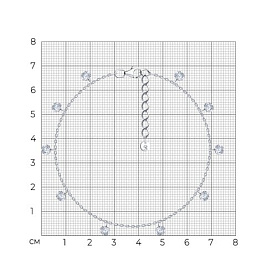 Браслет SOKOLOV - Серебро 925, Фианит (арт. 94051301)