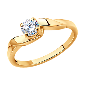 Кольцо SOKOLOV - Серебро 925, Фианит (арт. 93010021)