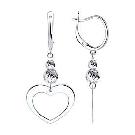 Серьги Diamant - Серебро 925 (арт. 94-121-01701-1)