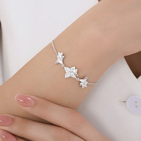 Браслет SOKOLOV - Серебро 925, Фианит (арт. 94051576)