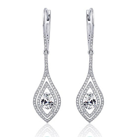 Серьги Platinum Lab. - Платина 950 (арт. ПС-306-01)