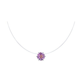 Колье SOKOLOV - Серебро 925, Синтетический аметист (арт. 92070071)