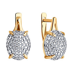 Серьги Diamant - Серебро 925, Фианит (арт. 93-120-01992-1)