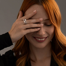 Кольцо SOKOLOV - Серебро 925, Фианит (арт. 94013289)