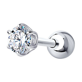 Серьга SOKOLOV - Серебро 925, Фианит (арт. 94170195)