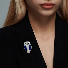Брошь SOKOLOV - Серебро 925, Эмаль (арт. 94040306)