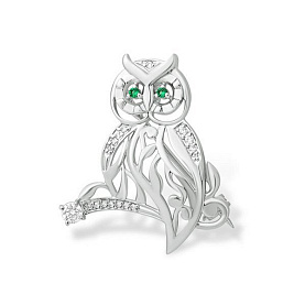 Брошь EFREMOV - Серебро 925, Фианит (арт. 1510015331-503)