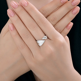 Кольцо Diamant - Серебро 925, Эмаль (арт. 94-110-00089-1)