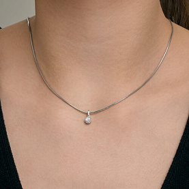 Подвеска SOKOLOV - Серебро 925, Бриллиант (арт. 87030357)