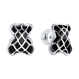 Серьги SOKOLOV - Серебро 925, Эмаль (арт. 94026010)