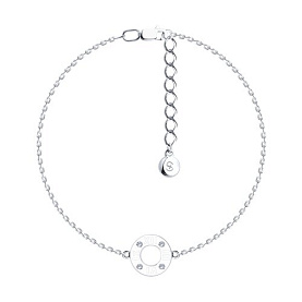 Браслет SOKOLOV - Серебро 925, Фианит (арт. 94050761)