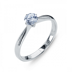 Кольцо Platinum Lab. - Платина 950, Бриллиант (арт. ПК-097-03)