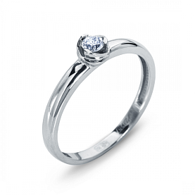 Кольцо Platinum Lab. - Платина 950, Бриллиант (арт. ПК-203-01)