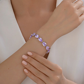 Браслет SOKOLOV - Серебро 925, Фианит (арт. 94051300)