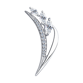 Брошь Diamant - Серебро 925, Фианит (арт. 94-140-00669-1)