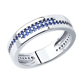 Кольцо SOKOLOV - Серебро 925, Фианит (арт. 94013573)