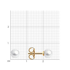 Серьги SOKOLOV - Золото 375, Жемчуг культивированный (арт. 37792401)