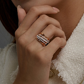 Кольцо SOKOLOV - Серебро 925, Фианит (арт. 94014851)