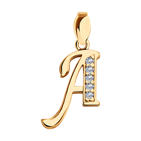 Подвеска SOKOLOV - Серебро 925, Фианит (арт. 93030516)